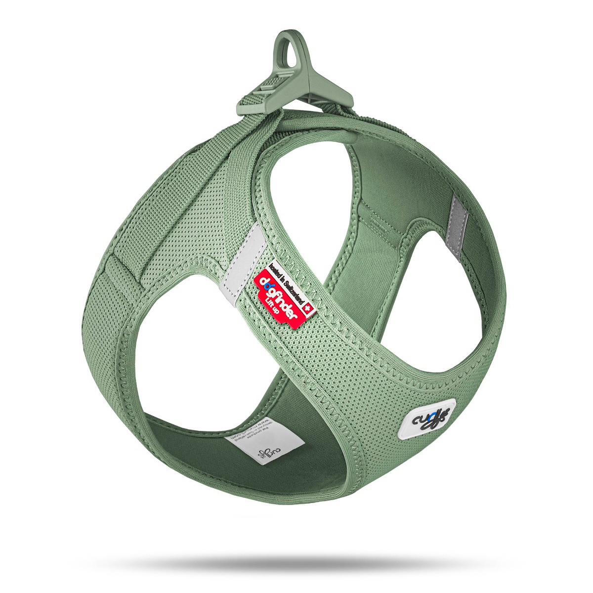 Curli oprsnica za pse Air-Mesh, maslinasta XS