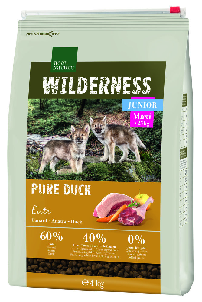 Real Nature Wilderness Junior Maxi pačetina 4 kg