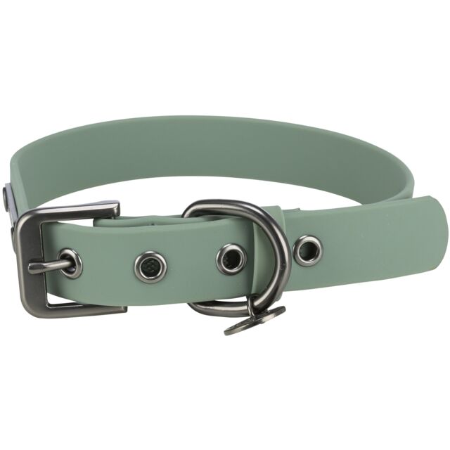 Trixie ogrlica za pse CityStyle PVC sivozelena