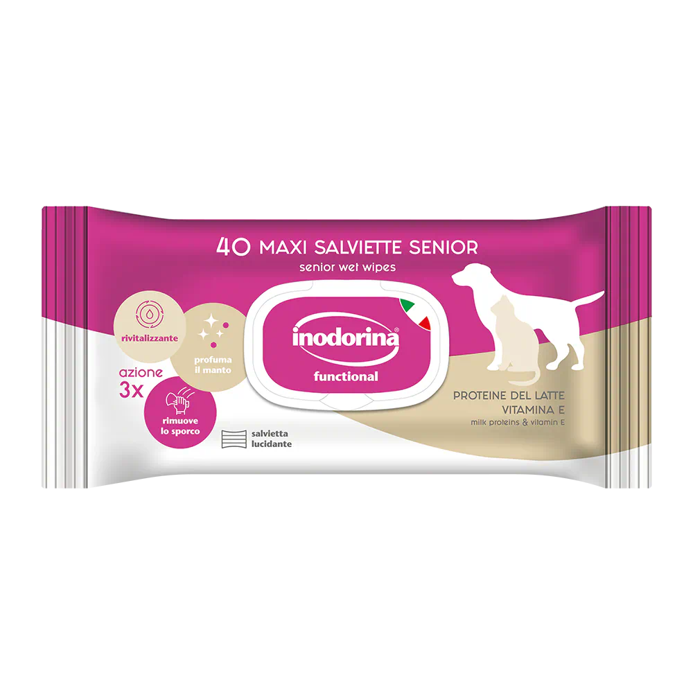Inodorina Sensitive Milk Protein vlažne maramice, 40 komada