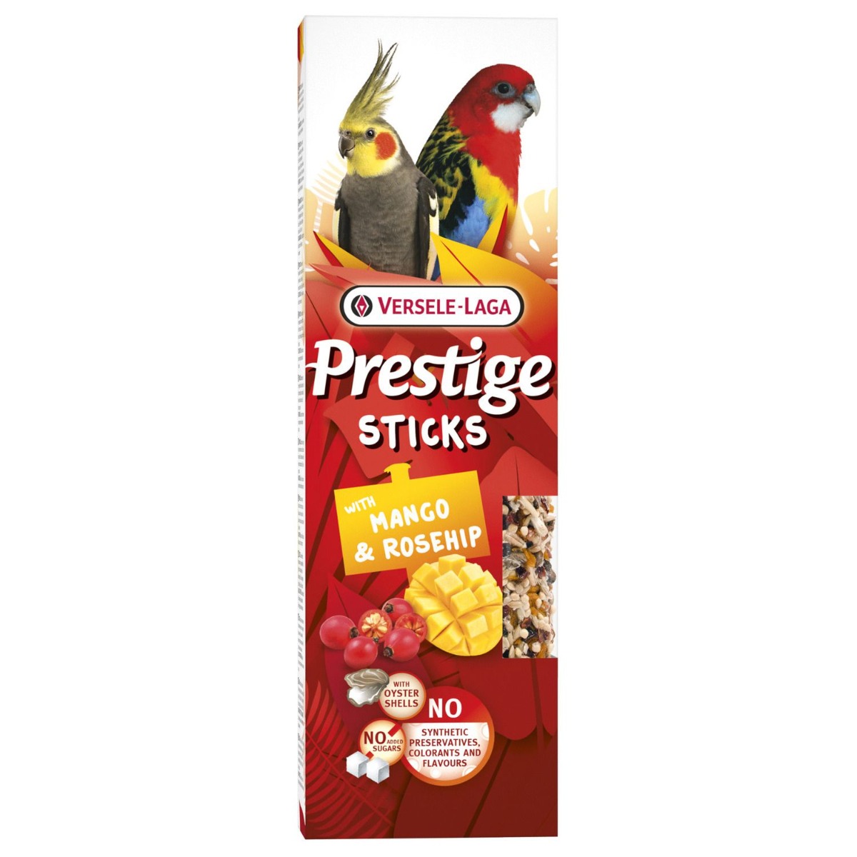 Versele Laga Prestige Sticks velike papige mango i šipak, 2 komada
