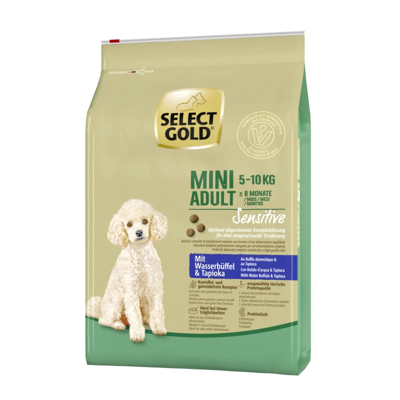 Select Gold Sensitive Adult Mini bizon i tapioka 4 kg