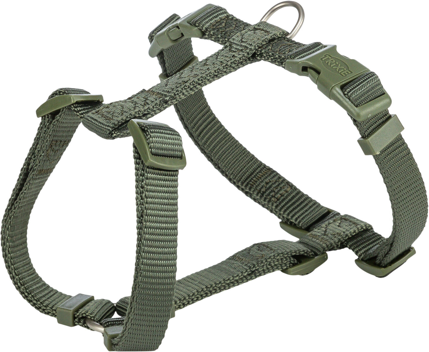 Trixie oprsnica za pse H Premium S-M 42-60 cm/15 mm maslinasta