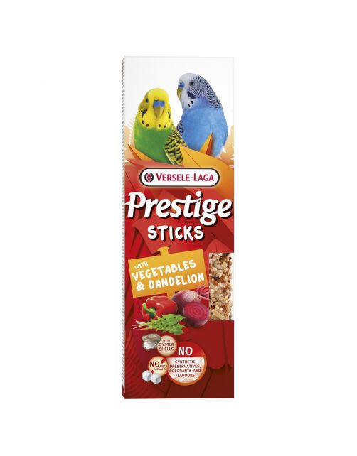 Versele Laga Prestige Sticks male papige povrće i maslačak, 2 komada