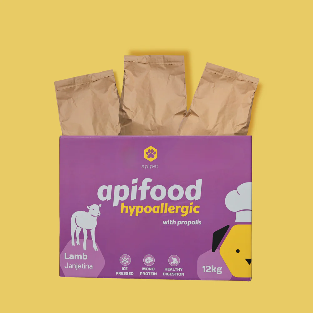 Apifood Adult Hypoallergenic janjetina 12 kg