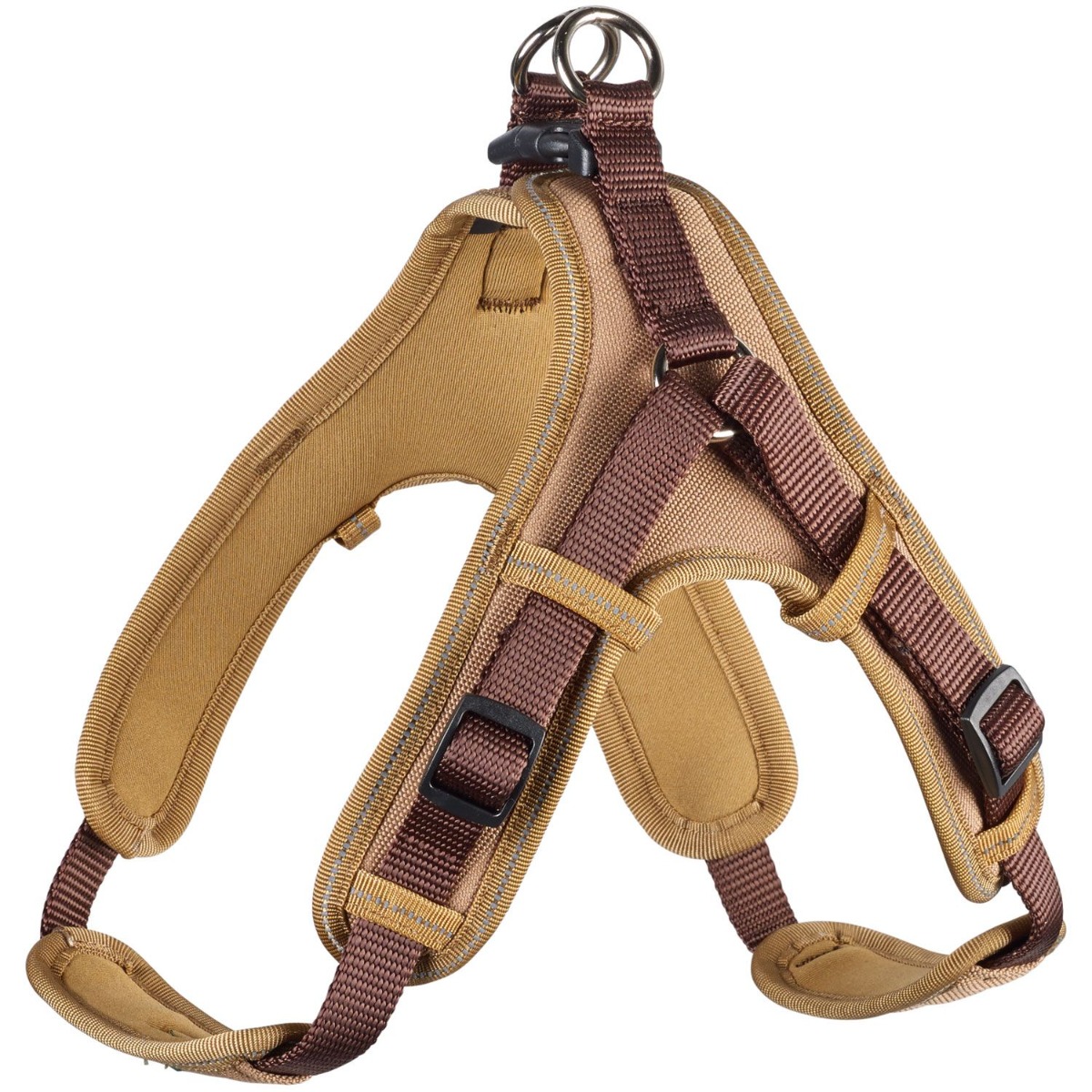Hunter oprsnica za pse Neopren Vario Quick S najlon smeđa/karamel