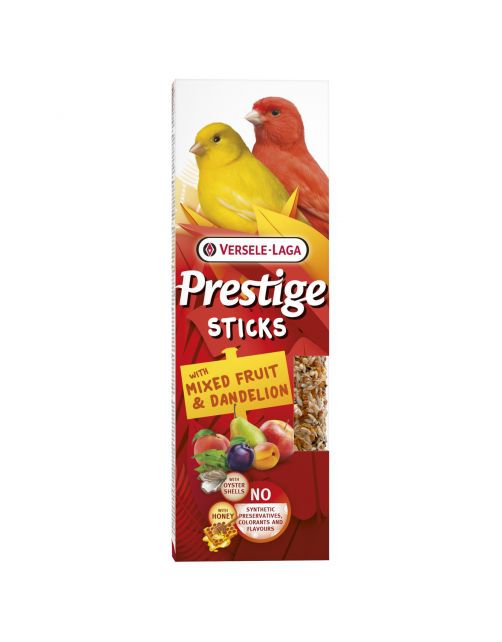 Versele Laga Prestige Sticks kanarinci mix voća i maslačak, 2 komada