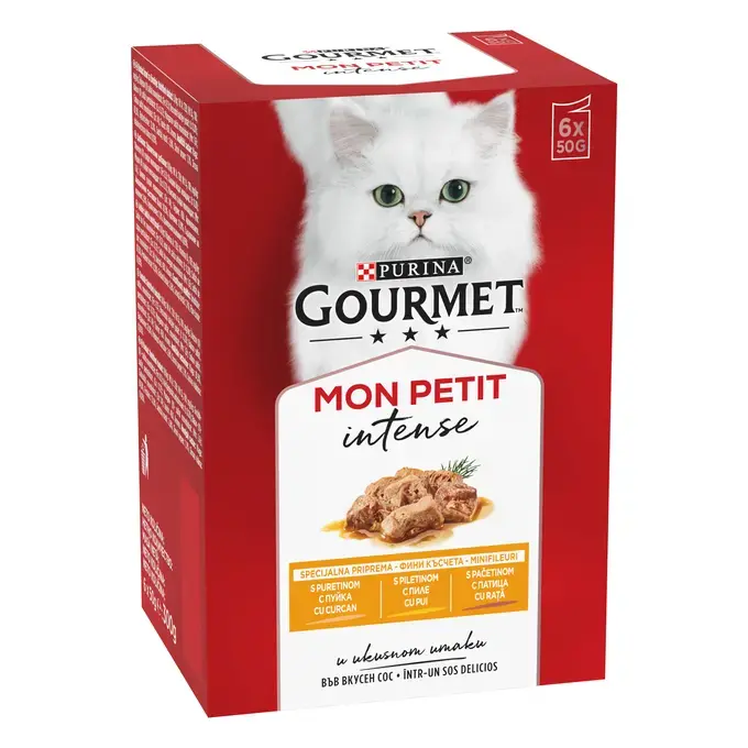 Gourmet Mon Petit puretina, piletina, pačetina 6 x 50 g