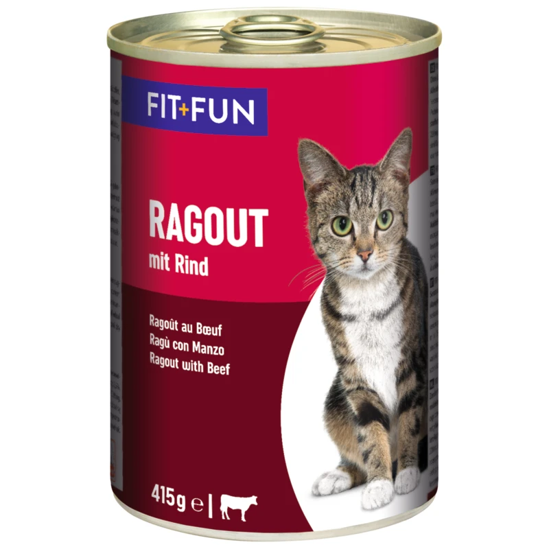 FIT+FUN ragu govedina 415 g konzerva