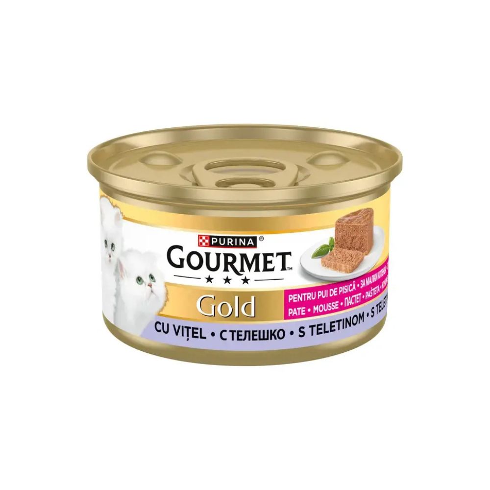 Gourmet Gold Kitten mousse teletina 85 g