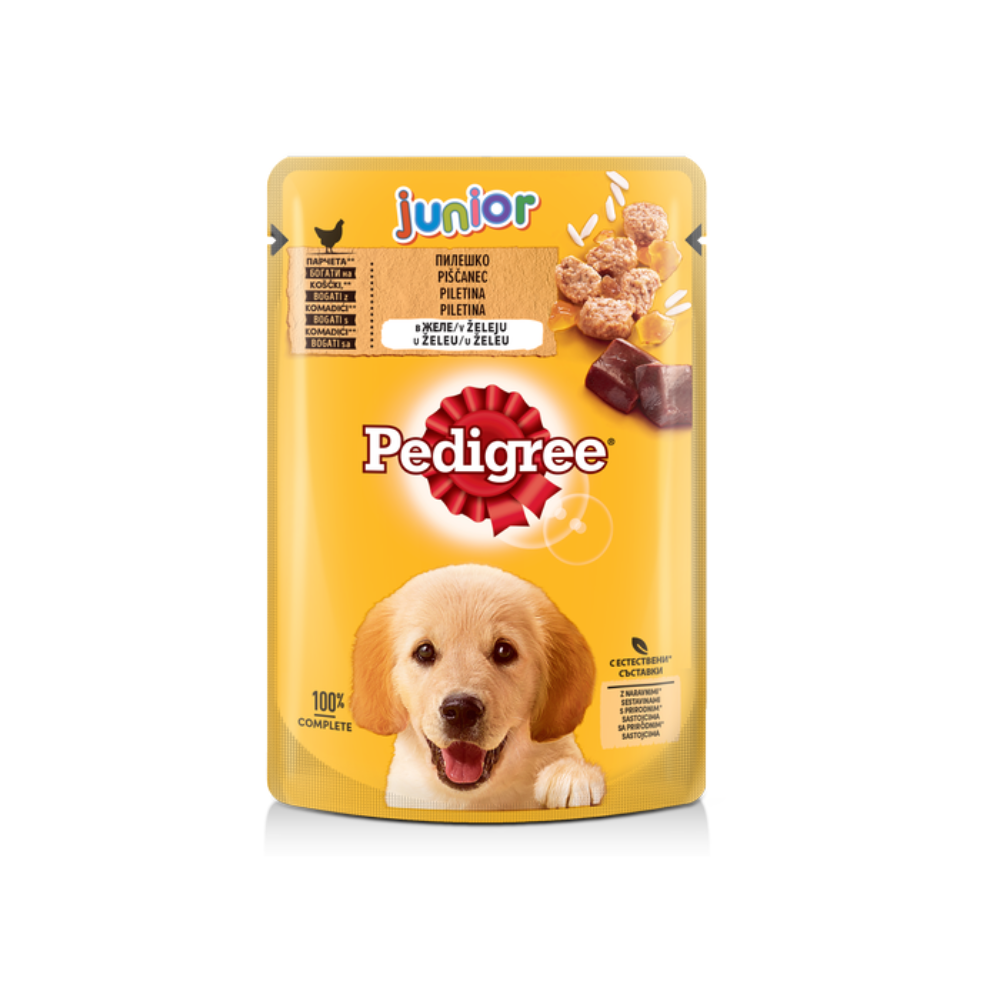 Pedigree Junior s piletinom i rižom vrećica 100 g