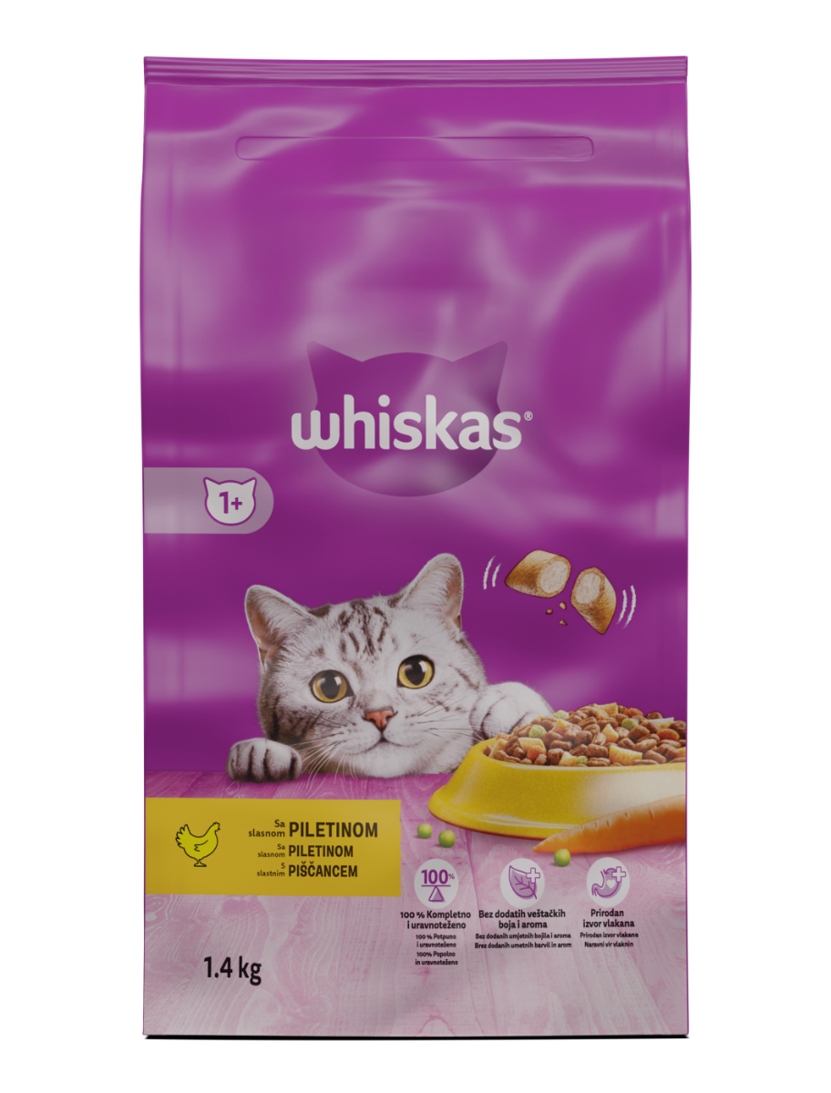 Whiskas 1+ s piletinom