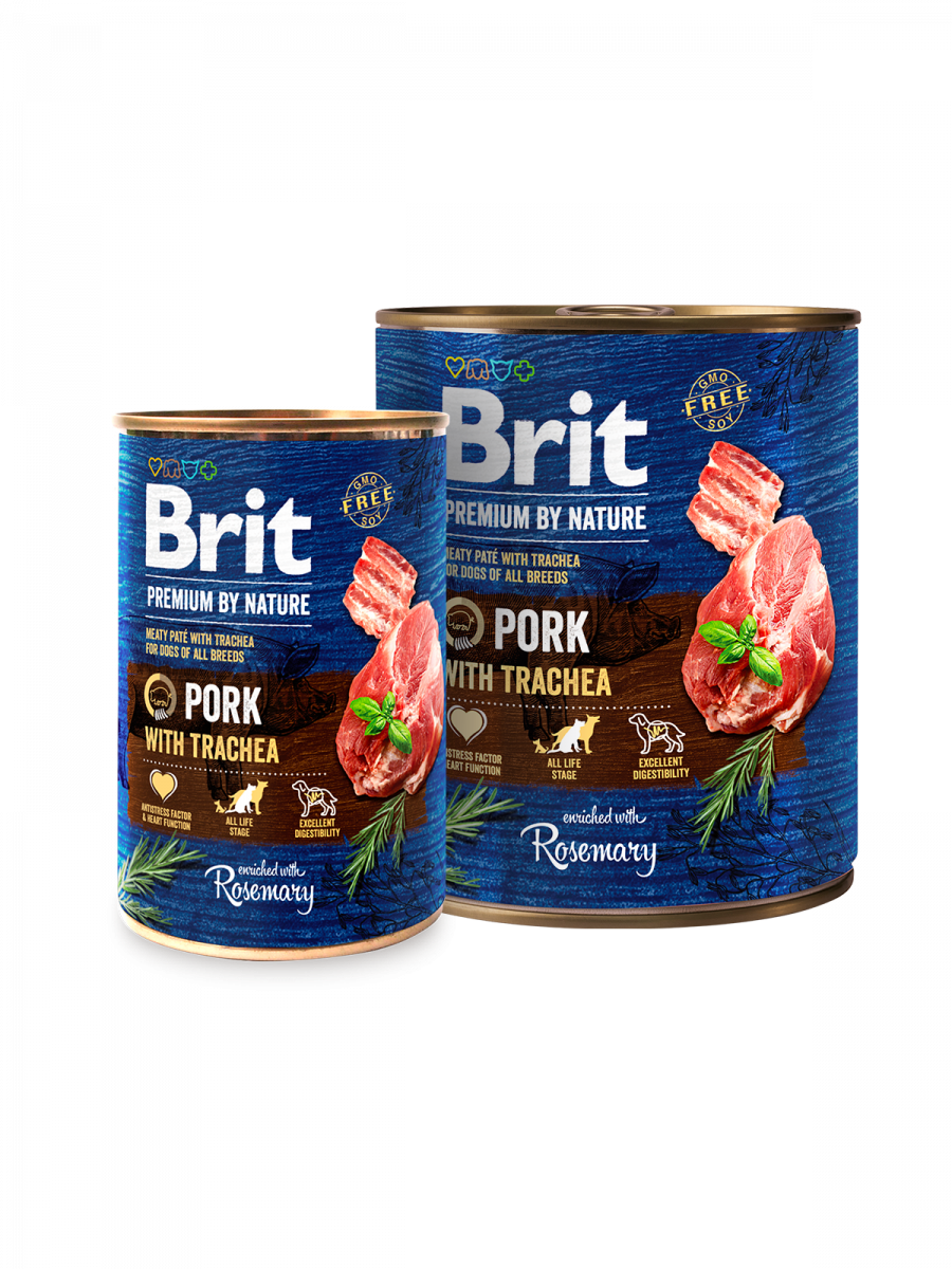 Brit Premium by Nature svinjetina s dušnikom, konzerva