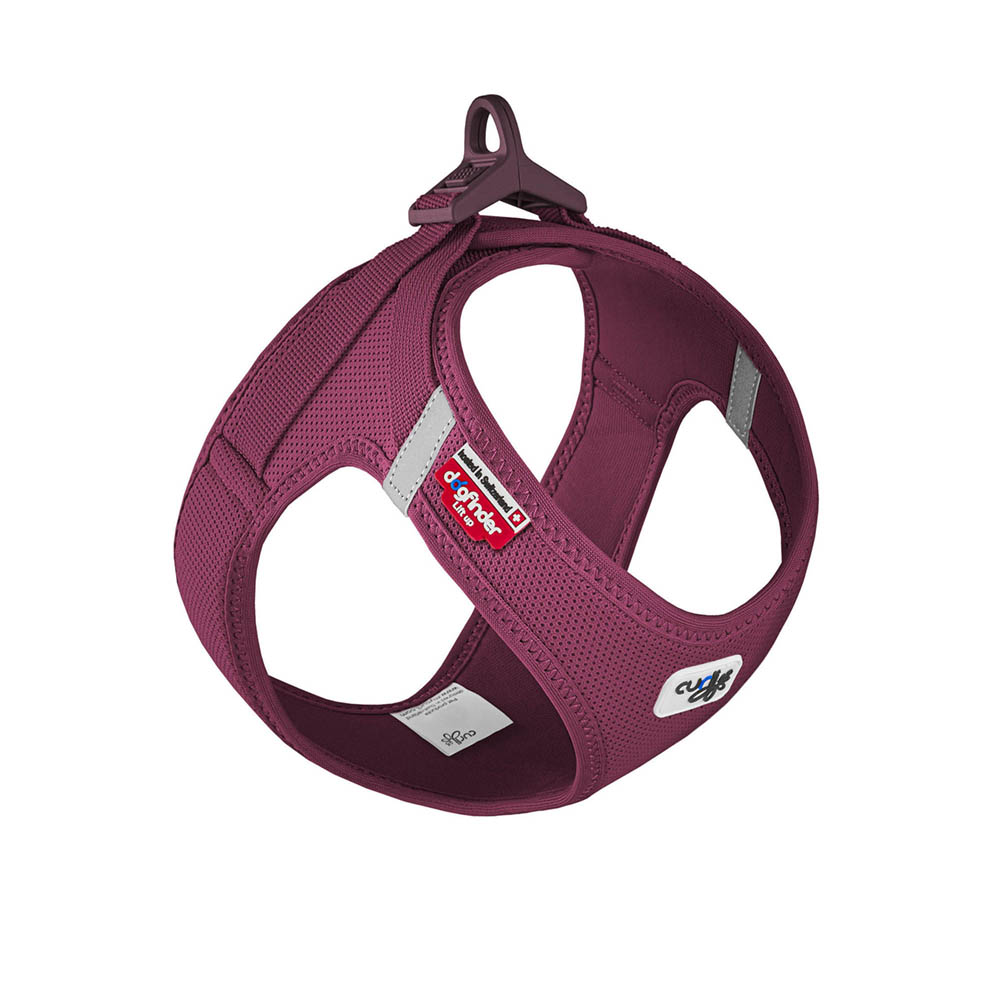 Curli oprsnica za pse Clasp Air-Mesh bordo XXXS