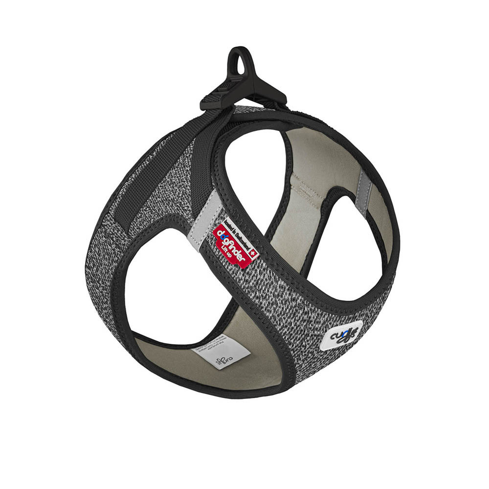Curli oprsnica za pse Merino Clasp Air-Mesh crna XS