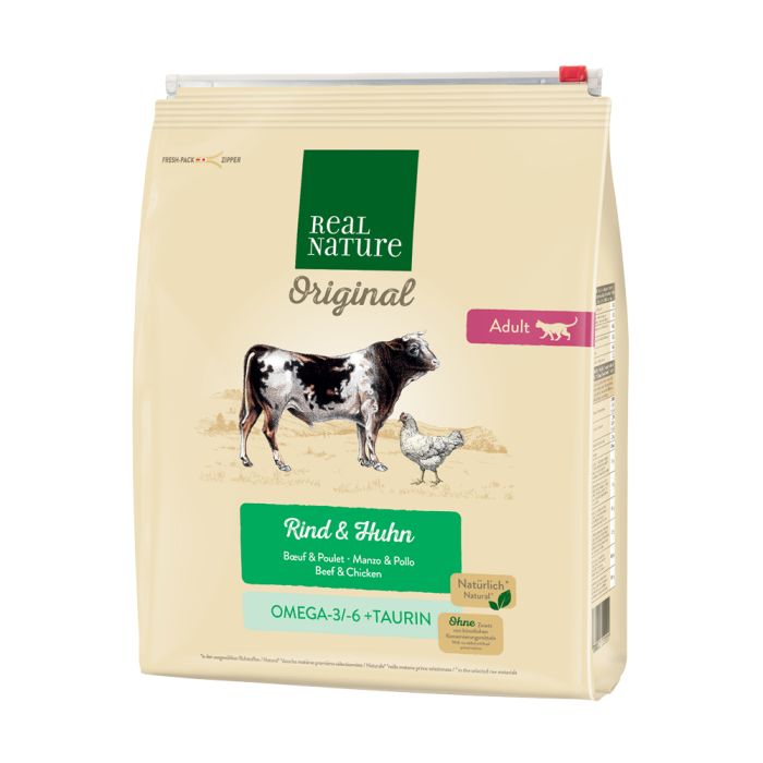 Real Nature Cat Original Adult govedina i piletina Suha hrana za