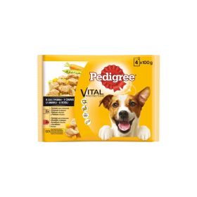Pedigree s piletinom/janjetinom vrećica 4x100g