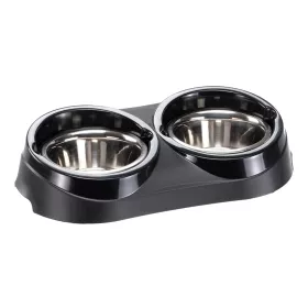 Ferplast posuda za pse Duo feed, sivosmeđa
