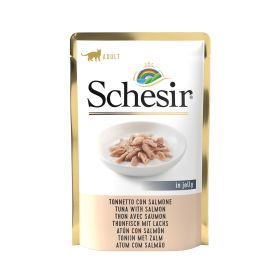 Schesir Cat tuna s lososom u želeu, vrećica 85 g