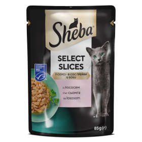Sheba s lososom u umaku 85 g