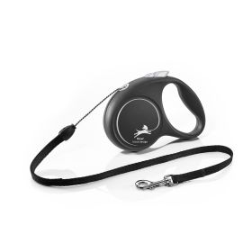 Flexi Black Design uže, crna