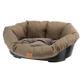 Ferplast ležaj za pse Sofa Tweed, smeđi