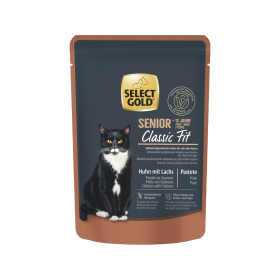 Select Gold Cat Senior 12+ pašteta piletina i losos 85 g