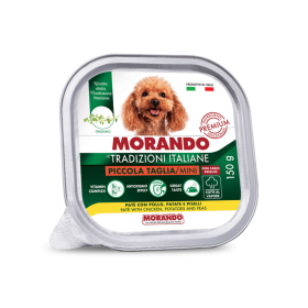 Morando Tradizioni Adult Pate piletina,krumpir i grašak 300 g alu-pak