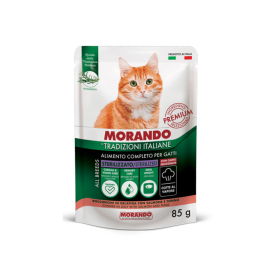 Morando Tradizioni Cat Adult Sterilized komadići losos i tuna u želeu 85 g