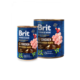 Brit Premium by Nature piletina sa srcima, konzerva
