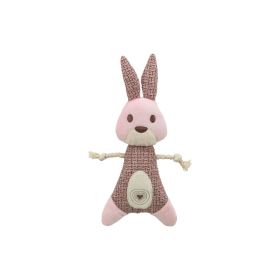 Trixie igračka za pse pliš zec s užetom 24 cm