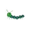 Kong igračka za mačke Nibble Critter Catnipillar, razne boje