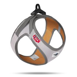 Curli oprsnica za pse Glow Clasp reflektirajuća siva M