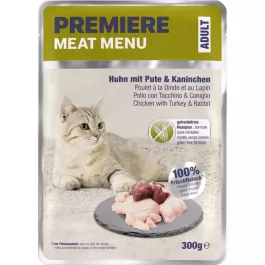 Premiere Cat Meat Menu Adult perad, zečetina 300 g