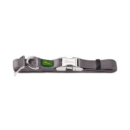 Hunter ogrlica za pse Vario Basic Alu-Strong L najlon siva