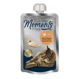 Moments poslastica za mačke Cream piletina i kozice 100 g