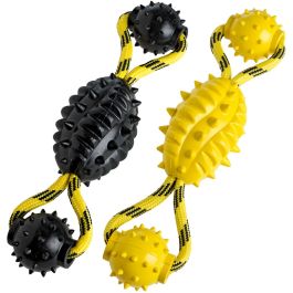 Hunter igračka za pse Spike guma s užetom, 30 cm