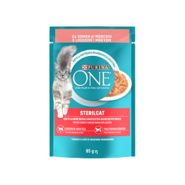 Purina One Sterilcat losos i mrkva 85 g