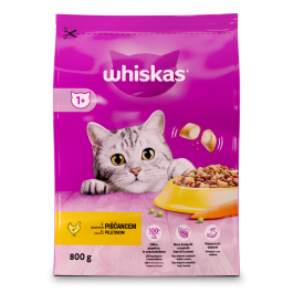 Whiskas 1+ s piletinom, 800 g
