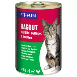 FIT+FUN Ragu divljač, perad i mrkva 415 g konzerva