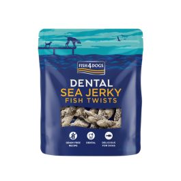 FISH4DOGS poslastica za pse Dental Sea Jerky Fish Twist koža bijele ribe 100 g