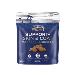 FISH4DOGS poslastica za pse Support+Skin&Coat skuša 225 g