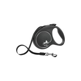 Flexi Black Design L traka 5 m crna