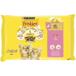 Friskies Cat Multipack Junior piletina u umaku 4x85g
