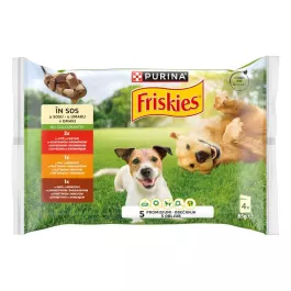 Friskies Adult Multipack meso i povrće u umaku 4x85 g