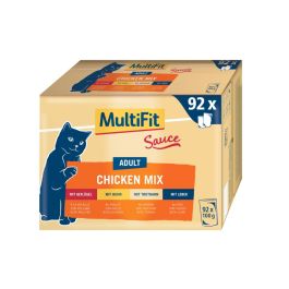 MultiFit Cat Adult piletina u umaku mix Multipack 92x100 g