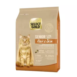 Select Gold Cat Hair&Skin Senior perad s lososom 2,5 kg