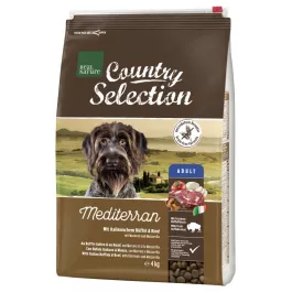 Real Nature Country Mediterran Adult bizon, kesten, mozzarella 4 kg