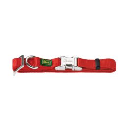 Hunter ogrlica za pse Vario Basic Alu-Strong M, najlon crvena