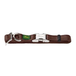 Hunter ogrlica za pse Vario Basic Alu-Strong M najlon smeđa